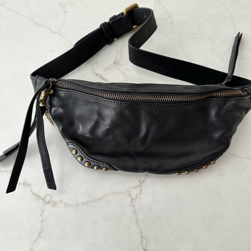 Frye and Company leather studded belt bag